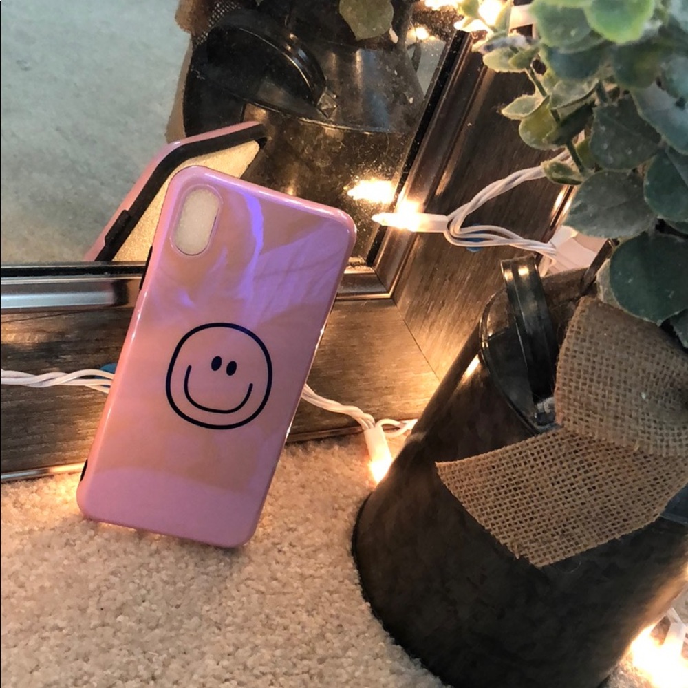 2 FOR 12 ✰✰✰✰ holographic smile iphone x/xs case